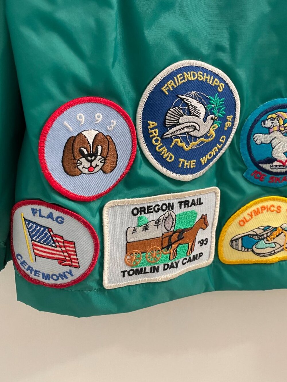 Be in the Current Seen vintage jacket #2 with Girl Scouts of the USA patches - Picture 5 of 6